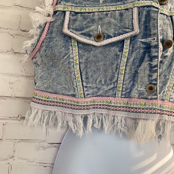 Vintage cropped Vest size medium - Picture 5 of 14